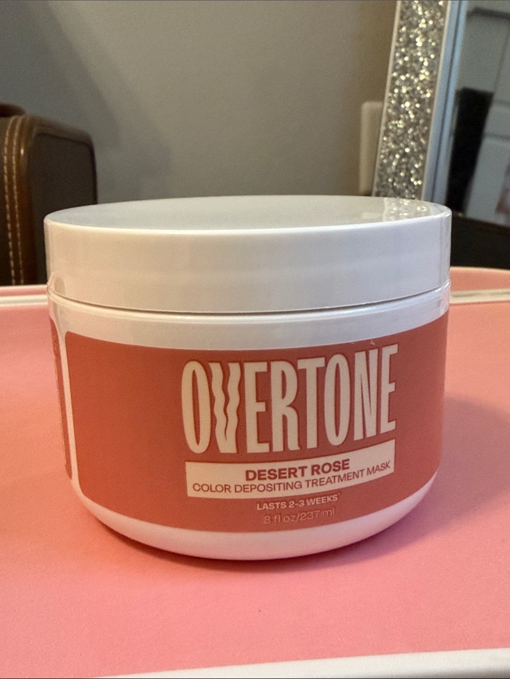 Overtone Desert Rose Color Depositing Treatment Mask - Pink